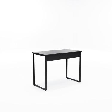 Imagem de Mesa Home Office - Metalon Preto - MDF Preto