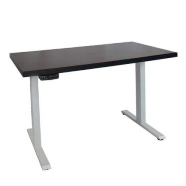 Imagem de Mesa com Regulagem Elétrica de Altura Estrutura Branca - EVOLUKIT, Pre