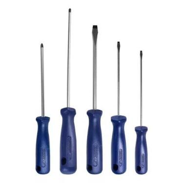 Imagem de Jogo Kit Chave Fenda E Phillips Com 5 Peças 150160s Gedore