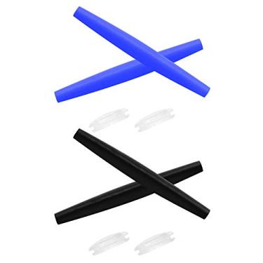 Imagem de Kit de borracha de substituição Galvanic para Oakley Crosshair New 2012 - Várias opções, Blue + Black - Combo Pack, 0