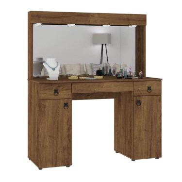 Imagem de Penteadeira Jb 7500 Luxo Canela Madeirado - Jb Bechara