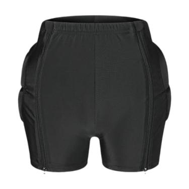 Imagem de kowaku Kids Butt Pad Shorts Protetive Shorts acolchoados Pontas de colapso de colapso Protetor de oço de quadril para snowboard Patinando de esqui , Xs