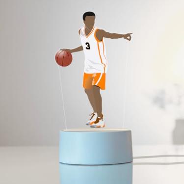 Imagem de Luminária colorida Led UV - Jogador de Basquete