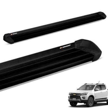 Imagem de Estribo Lateral S10 Cd 2012 A 2025 K1 Aluminio Preto Keko