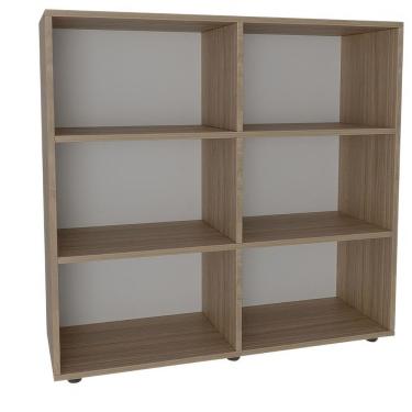 Imagem de Estante Livreiro 6 Nichos Geórgia Montana