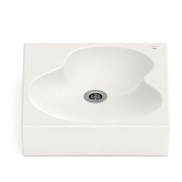 Imagem de Kit 2 Cubas De Apoio 41x41cm Ruy Ohtake Roca Bege