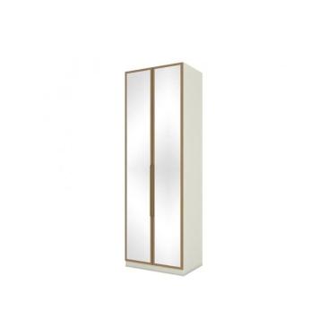 Imagem de Guarda Roupa Modulado C- 2 Portas C- Espelho Mc09 Seletto Areia-jequitibá - Henn