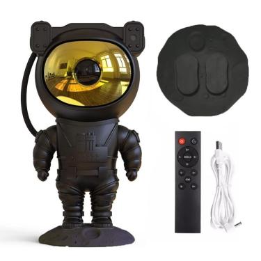 Imagem de Projetor Led Astronauta Estrela Galaxia Usb Espaço Nebulosa Decoraçao Mesa Quarto Sala Casa Espacial Cosmico