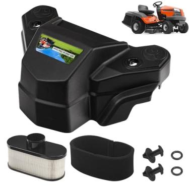 Imagem de Capa de filtro de ar 11011-0920 e kit de tampa de filtro de ar com travas 92210-1730 compatível com Kawasaki FS481V FS541V FS600V FS651V FS691V FT691V FS730V FT730V