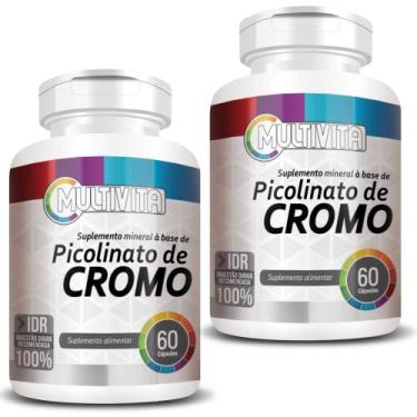Imagem de KIt 2X Picolinato de Cromo 100% IDR 60 cápsulas - Multivita