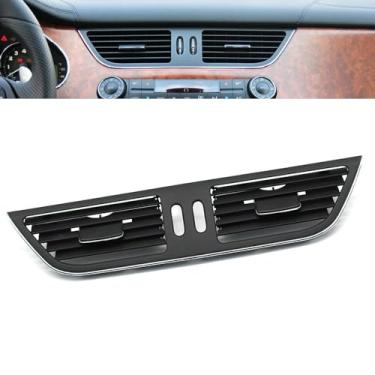 Imagem de Goodithy Compatível Com Mercedes Benz Cls W219, Tampa Da Grade De Ventilação Central, Painel Ar Condicionado, Acabamento Substituição Para Cls55, Cls63, Cls350, Cls500, Cls550, Preto