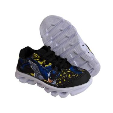 Imagem de Tênis Infantil Menino Batman Lançamento Confortável Novidade - Agil, P