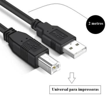 Imagem de Cabo USB 2.0 A/B Impressora 2 Metros - Mb