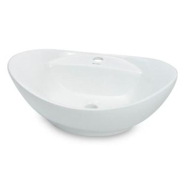 Imagem de Cuba de Apoio para Banheiro/lavabo Cerâmica Redonda 59 Cm Manplex