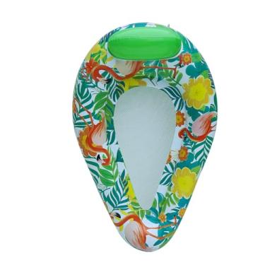 Imagem de Flutuador Com Toldo, Flutuador Infantil Com Proteção Solar, Brinquedo Insuflável Com Sombra Para Natação Praia Mar Crianças Infantil Primavera