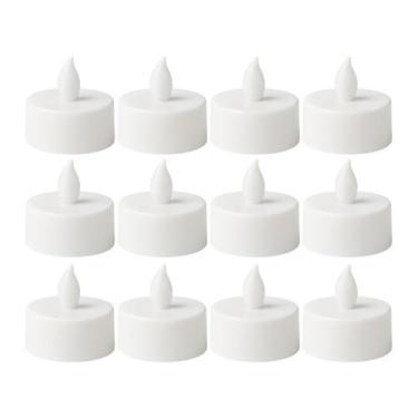 Imagem de Kit 12 Velas LED Eletrônicas Decorativas Luz Amarela Quente - MOMENT
