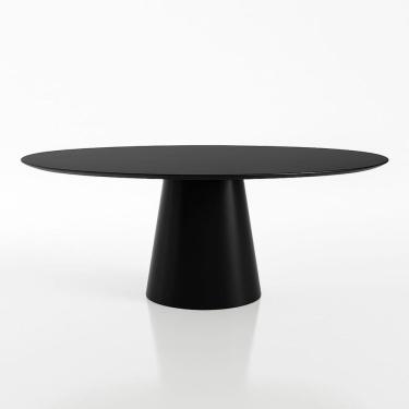 Imagem de Mesa de Jantar Cone Oval 120x80 cm Laqueada