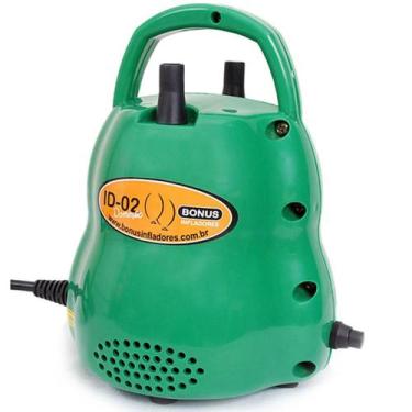 Imagem de Inflador de Balões Bônus 2 Bicos Doméstico Verde ID-02 - Bônus Inflado