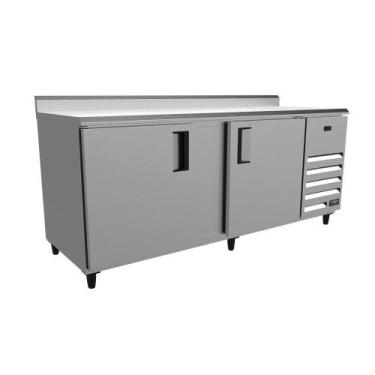 Imagem de Balcão de Encosto Refrigerado Venâncio 2m 220V Liso Espelhado VCFRH20-