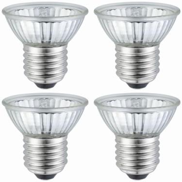 Imagem de Lâmpada UVB UVA para répteis de 75 W para répteis e anfíbios para tartaruga, dragão barbudo, gaiolas de lagarto, lâmpada de substituição de lâmpada de calor, 4 pacotes