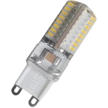 Imagem de Lâmpada Doméstica Do Milho Do Gel De Silicone Do Diodo Emissor De Luz 3w G9 Ac230v Da Iluminação 10pcs/lot De Rzl 64-2835smd G9, Natural white