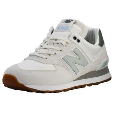 Imagem de New Balance Tênis feminino 574 V2 Spring, Sal marinho/novo abeto, 34