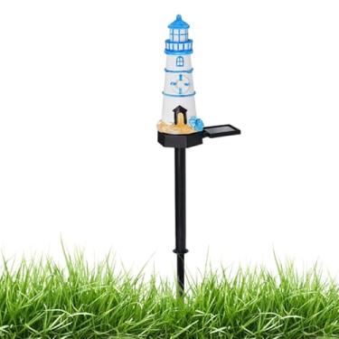 Imagem de Rrlihjgu Lâmpadas Solares de Jardim | Design Torre de Vigia Luminária de Caminho,Decoração Impermeável Luminosa Para Quintal Varanda Pérgula Entrada Varanda Paisagismo Deck Passarela