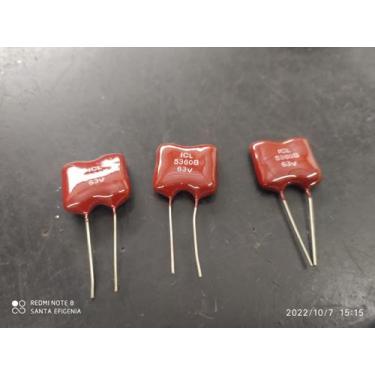 Imagem de 1x Capacitor Mica Prata 5360pf/63v = 5k36/63v 2% Icl