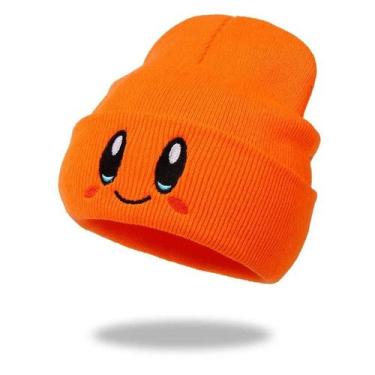Imagem de Gorro De Malha Bordado Elástico De Anime Neutro Com Estampa De Caveira
