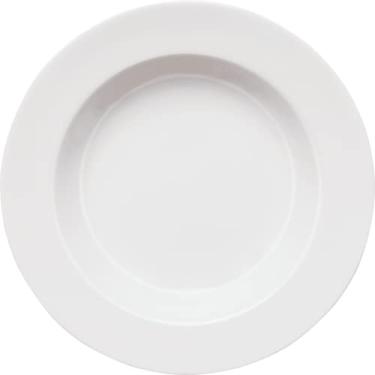 Imagem de Prato fundo em porcelana,modelo Bar/Hotel, Ø 23,5 cm, Germer, Branco