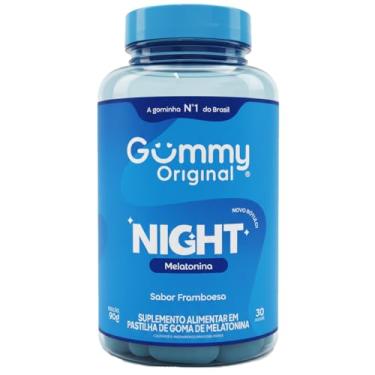 Imagem de Gummy Night Melatonina 30 Gomas Sabor Framboesa