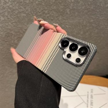 Imagem de Capa de celular de fibra de carbono com textura rígida para Samsung S25 S24 S23 Ultra Plus, estrutura de metal, capa para carregamento sem fio, F13, para Galaxy S24 Ultra