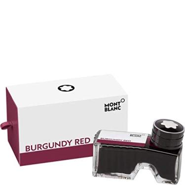 Imagem de Montblanc Garrafa de tinta Burgundy Red 105198 – Refil de tinta de qualidade premium em vermelho profundo para canetas-tinteiro, pena e canetas de caligrafia – 60 ml de tinta
