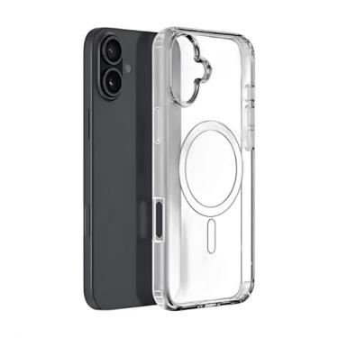 Imagem de Capinha Transparente Iphone 16 Magnética Com Carregamento Por Indução