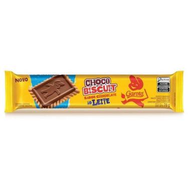 Imagem de Biscoito Garoto Choco Biscuit Chocolate ao Leite 78g