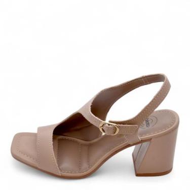 Imagem de Sandália Feminina Dakota Salto Alto REF: Y-9991 COURO, Cappuccino, 37