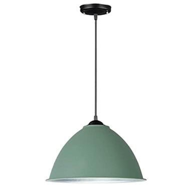 Imagem de CHENKUI Lustres vintage, Abajur de metal Macaron criativo nórdico ajustável industrial luz pendente design personalizado iluminação luz de teto para sala de estar, ilha de cozinha, iluminação de hotel