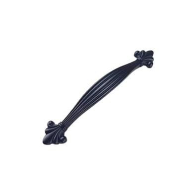 Imagem de CXYFQUUK Puxador preto bronze para móveis armários de cozinha gaveta porta de madeira guarda-roupa armário cômoda puxador puxador 2 peças (B-128 mm)