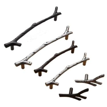 Imagem de CXYFQUUK Puxador de armário 96 mm 128 mm bronze cômoda guarda-roupa cozinha móveis puxadores de gaveta puxadores de porta 2 peças (botão marrom cobre)