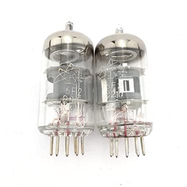 Imagem de KRQBERNU 2 peças Xangai 6F2 tubo J-class substituição 6U8A ECF82 ECF802 tubo componentes passivos