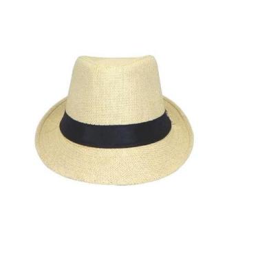 Imagem de Chapéu Panama Bege Aba Curta Feminino/ Masculino - Lynx Produções