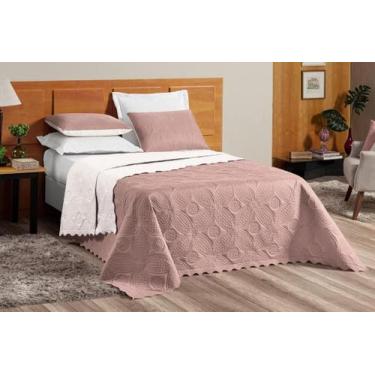 Imagem de Cobre Leito Marie Queen 2 60 M X 2 40m Dupla Face - Casa das Cortinas,