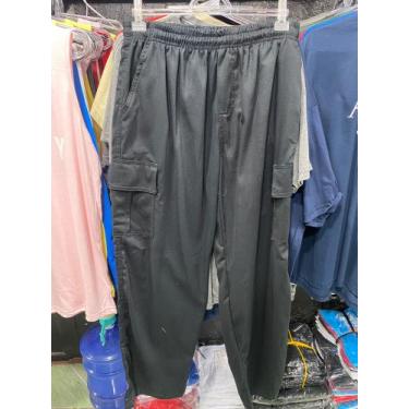 Imagem de Calça Cargo - LANGRIF , Preto, Beje, Marrom, Cinza, Jeans azul, P m g 