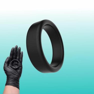 Imagem de Anel Peniano Preto Silicone - Alta Compressão