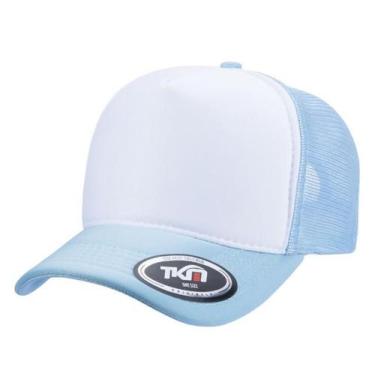 Imagem de Boné Trucker TKM Bicolor, Azul bb, Branco