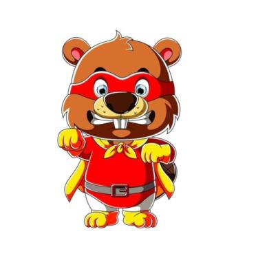 Imagem de Adesivo de Parede Estilo Anime Monstros Fofinhos para Quarto Infantil Decalque Divertido 50x50cm