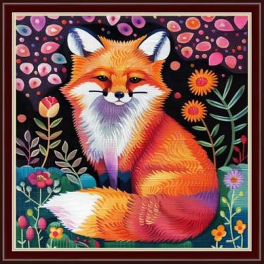 Imagem de Dimxvean Kits de ponto cruz estampado, kits de ponto cruz para adultos iniciantes, kits de bordado gama completa de kits de ponto cruz estampados, kits de ponto de cruz, padrões de ponto de cruz