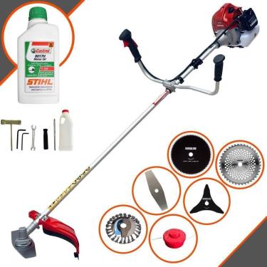 Imagem de Roçadeira Lateral Bcj620l Kawashima 62cc 6 Em 1 + Óleo Stihl