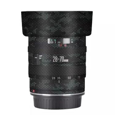 Imagem de EF 28-70 3.5-4.5 II Capa de lente película antirarranhões adesivo protetor de corpo película protetora decalque para Canon EF 28-70mm F3.5-4.5 II (verde mamãe)