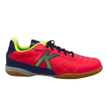 Imagem de Chuteira Futsal Kelme Flamenco Fs Couro Natural Profissional-Unissex